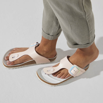 Gizeh Big Buckle Natural Leather
