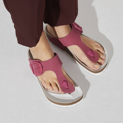 Gizeh Big Buckle Nubuck Leather