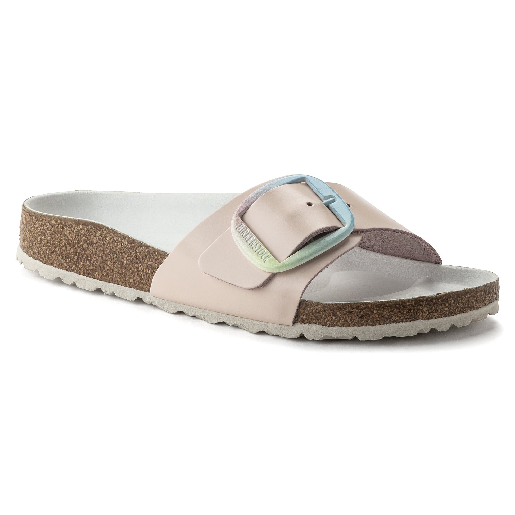 Madrid Big Buckle Natural Leather
