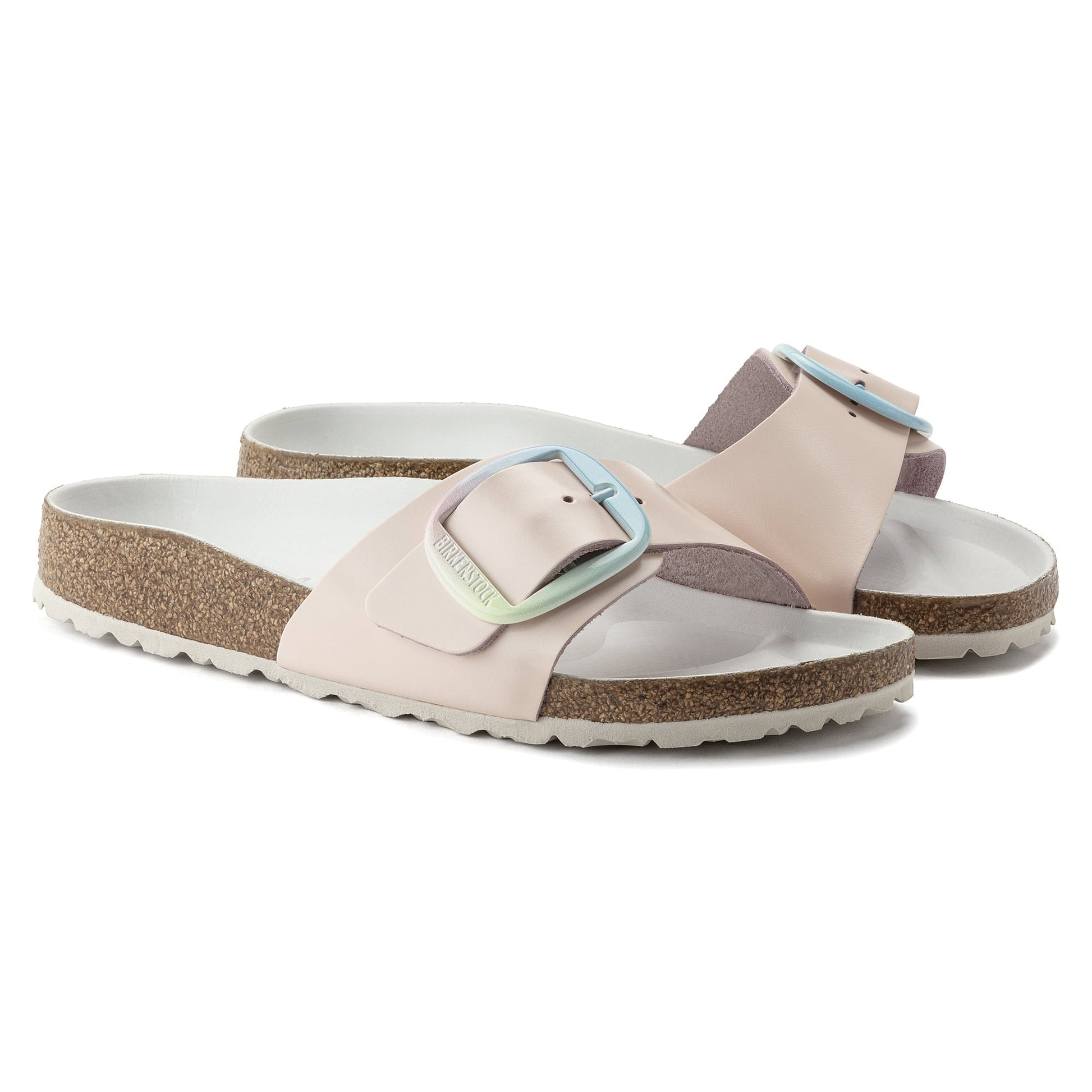 Madrid Big Buckle Natural Leather
