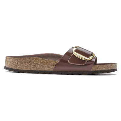 Madrid Big Buckle Natural Leather Patent