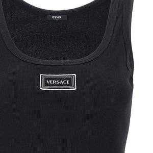 Versace 90s Vintage Logo Tank Top