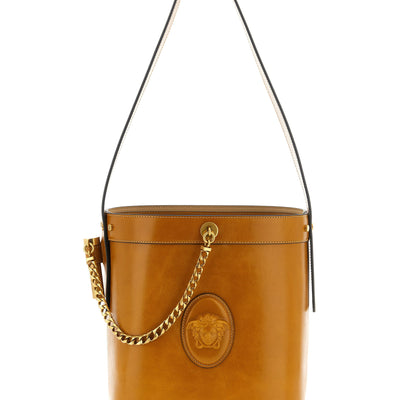 Versace Pivot Small Bucket Bag