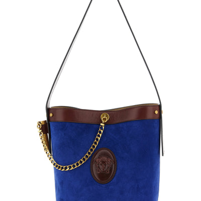 Versace Pivot Small Bucket Bag