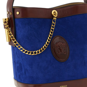 Versace Pivot Small Bucket Bag