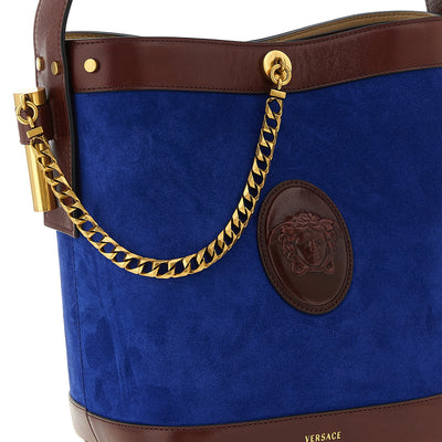 Versace Pivot Small Bucket Bag