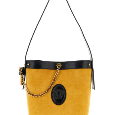 Versace Pivot Small Bucket Bag