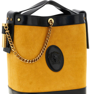 Versace Pivot Small Bucket Bag