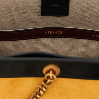 Versace Pivot Small Bucket Bag