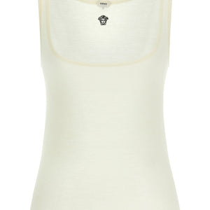 Versace La Medusa Embroidery Top