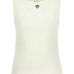 Versace La Medusa Embroidery Top