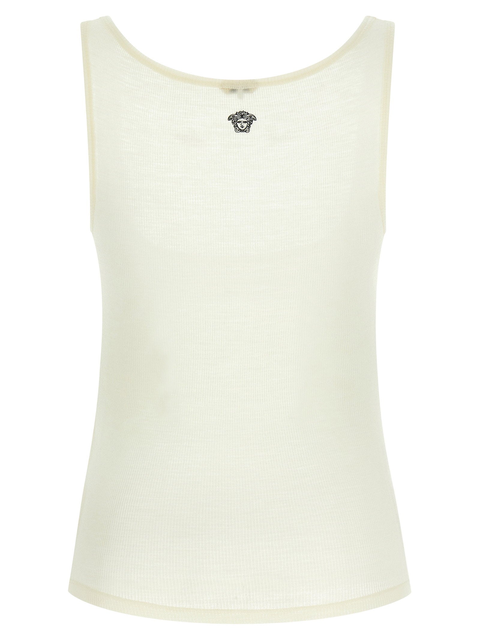 Versace La Medusa Embroidery Top