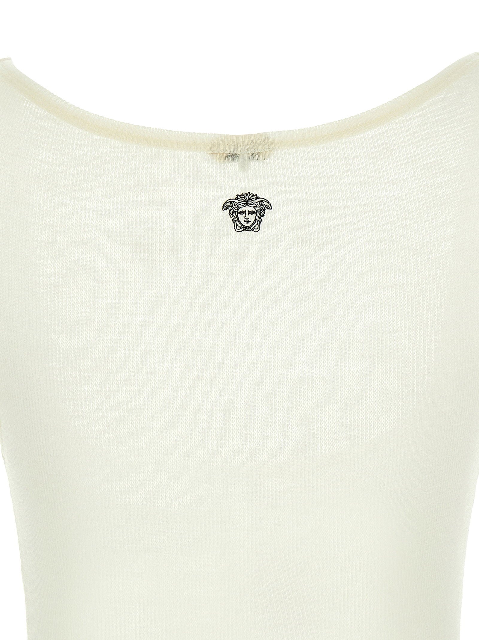 Versace La Medusa Embroidery Top