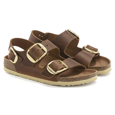 Milano Big Buckle Oiled Leather