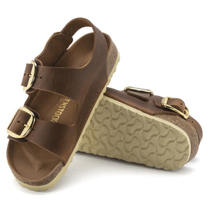Milano Big Buckle Oiled Leather