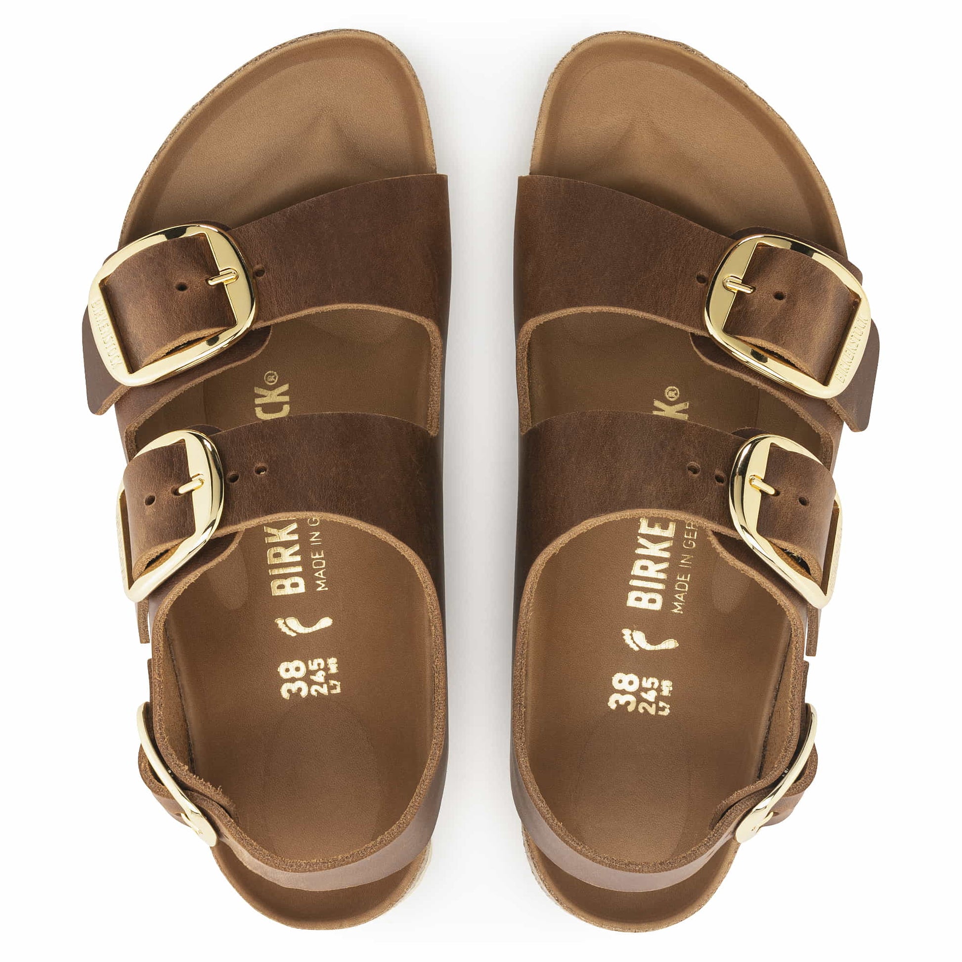 Milano Big Buckle Oiled Leather