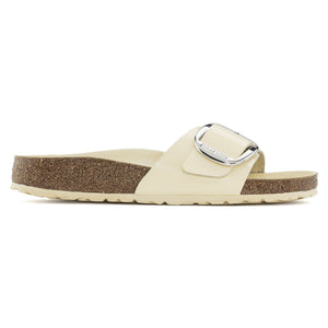 Madrid Big Buckle Natural Leather Patent
