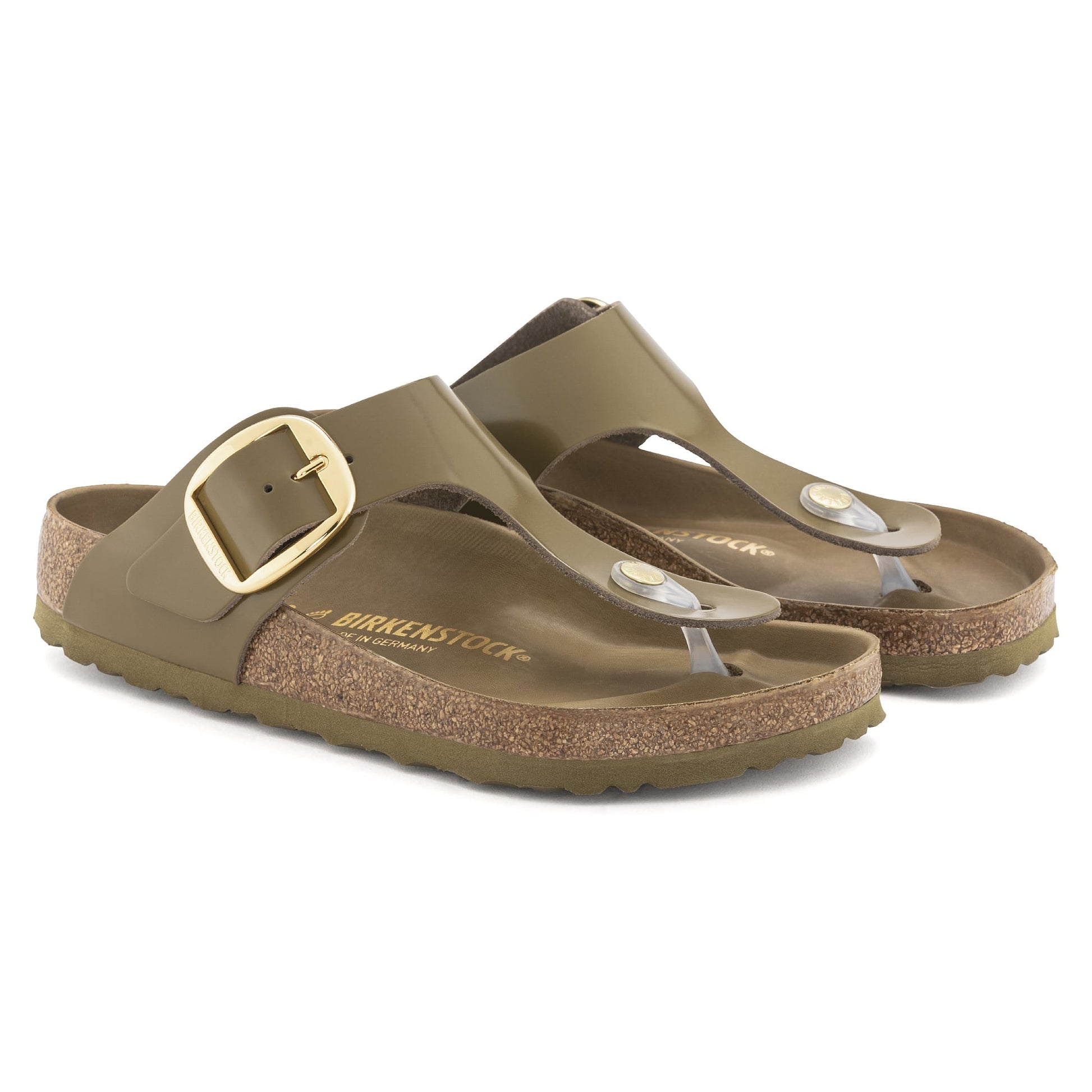 Gizeh Big Buckle Natural Leather Patent