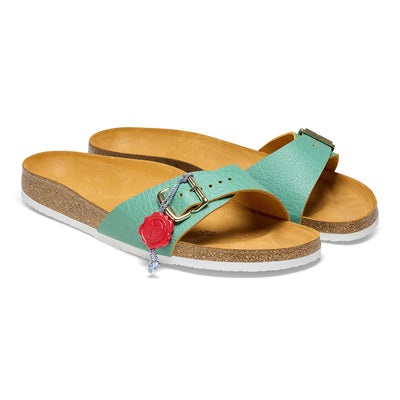 Madrid 1963 Grained Leather Emerald Green + Socke