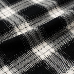 Forever Flannel Shirt | Black & Cream