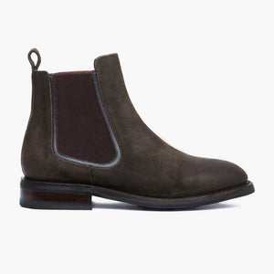 [S] Duke | Dark Olive Suede