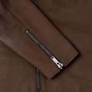 [S] Motorcycle Jacket | Tobacco