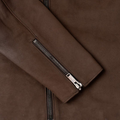 [S] Motorcycle Jacket | Tobacco