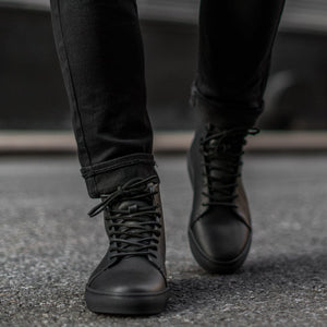 [S] Premier High Top | Black Vachetta