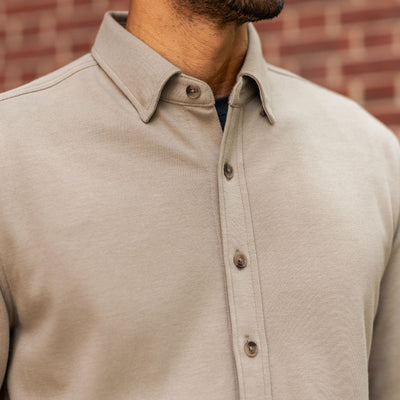 Everyday Button-Down Shirt | Taupe
