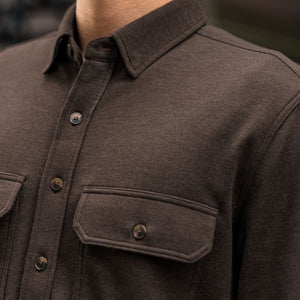 Everyday Button-Down Shirt | Brown (Two Pocket)