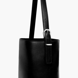 Bucket Bag | Black & Silver