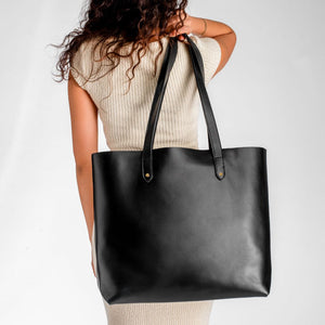 Everyday Tote | Black (XL) (Gold)