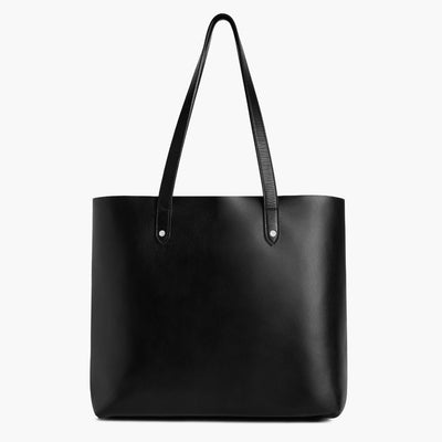 Everyday Tote | Black (XL) (Silver)