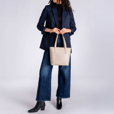 Everyday Tote | Beige (S) (Zipper)