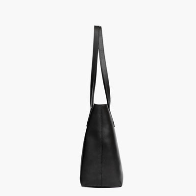 Everyday Tote | Black (M) (Zipper)