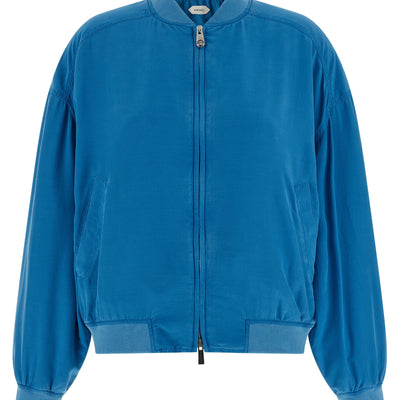 Versace Silk Poplin Blouson