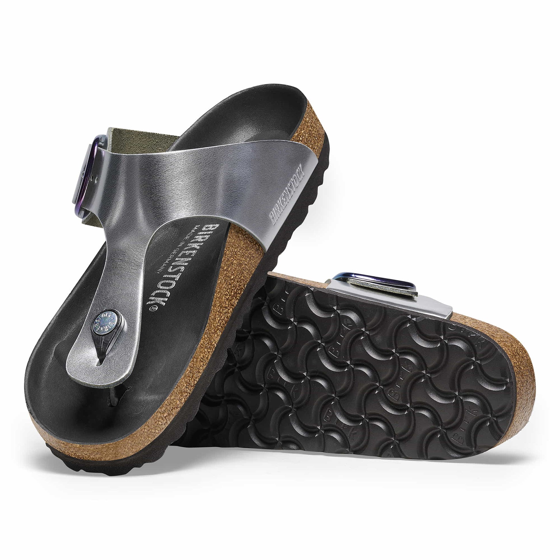 Gizeh Big Buckle Natural Leather
