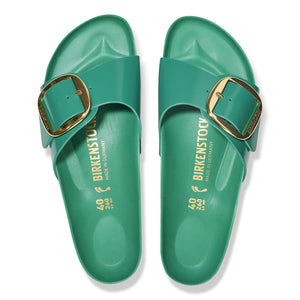 Madrid Big Buckle Natural Leather Patent