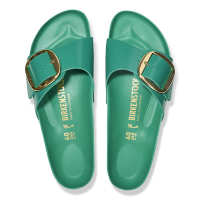 Madrid Big Buckle Natural Leather Patent