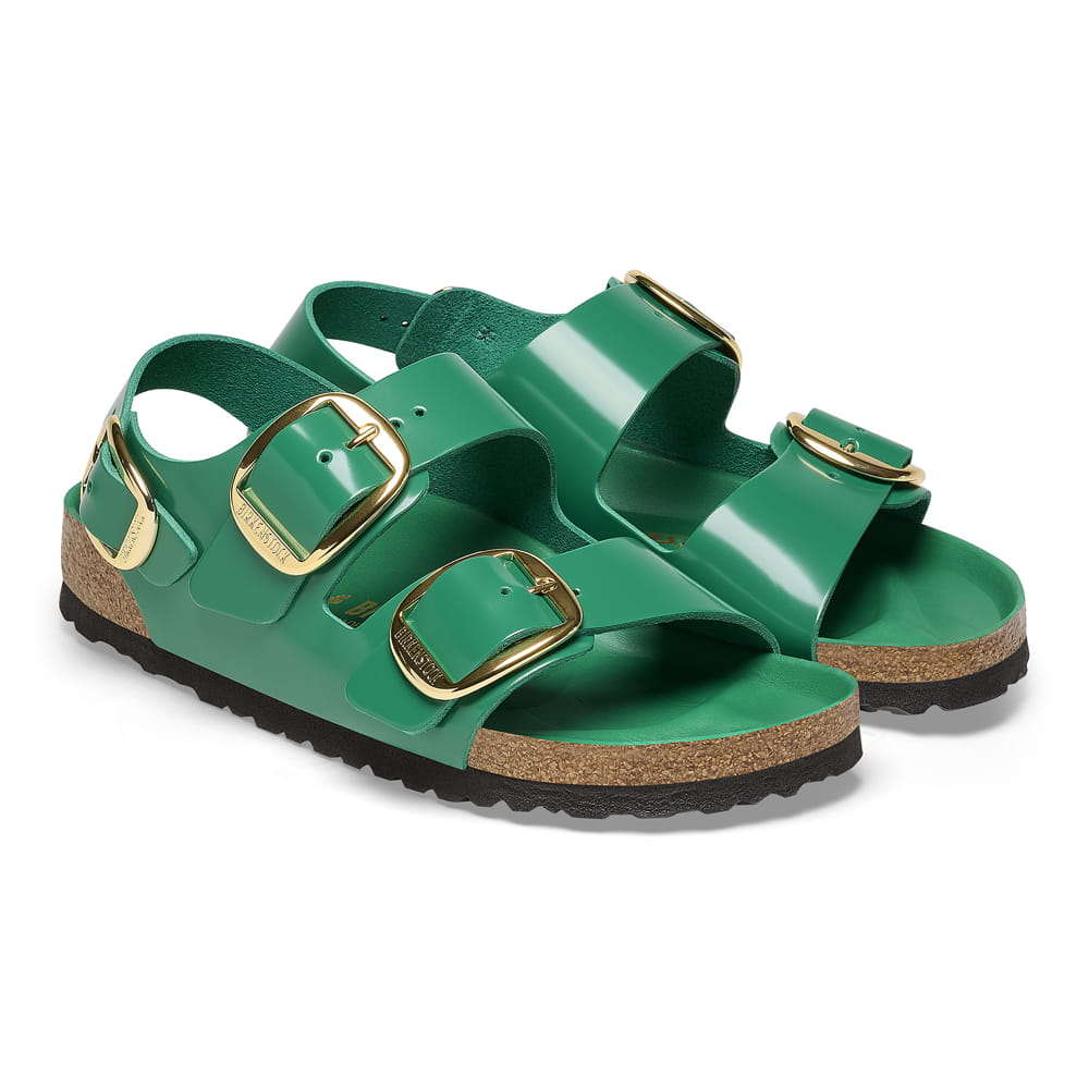Milano Big Buckle Natural Leather Patent