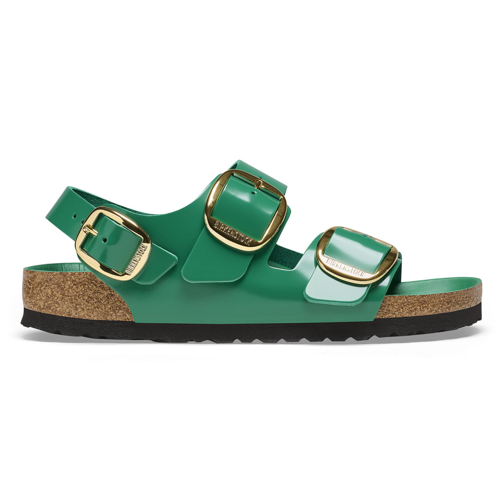 Milano Big Buckle Natural Leather Patent