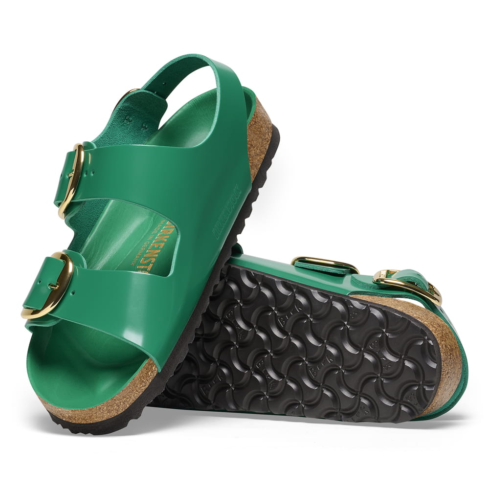 Milano Big Buckle Natural Leather Patent