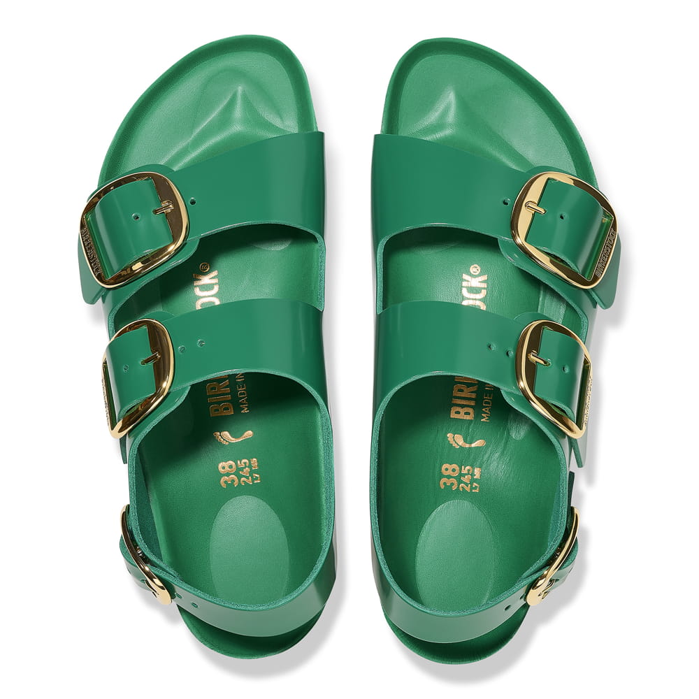 Milano Big Buckle Natural Leather Patent