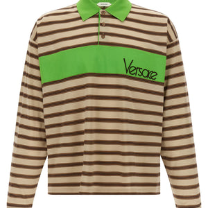 Versace Intarsia Polo Shirt