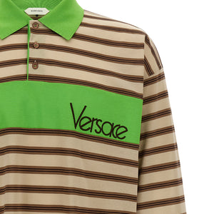 Versace Intarsia Polo Shirt