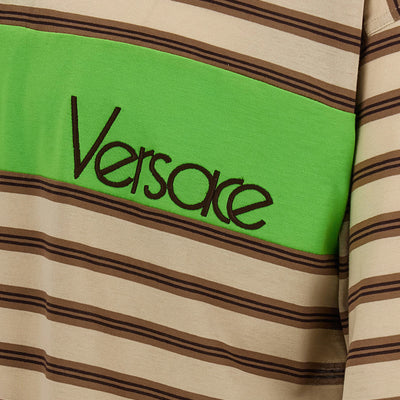 Versace Intarsia Polo Shirt