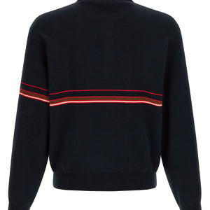 Versace Inlaid Striped Polo Shirt