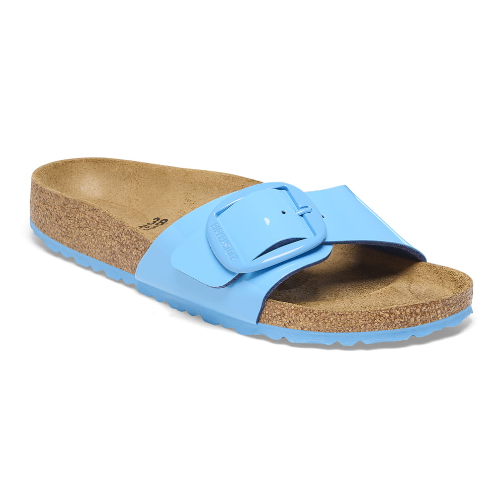 Madrid Big Buckle Birko-Flor Patent