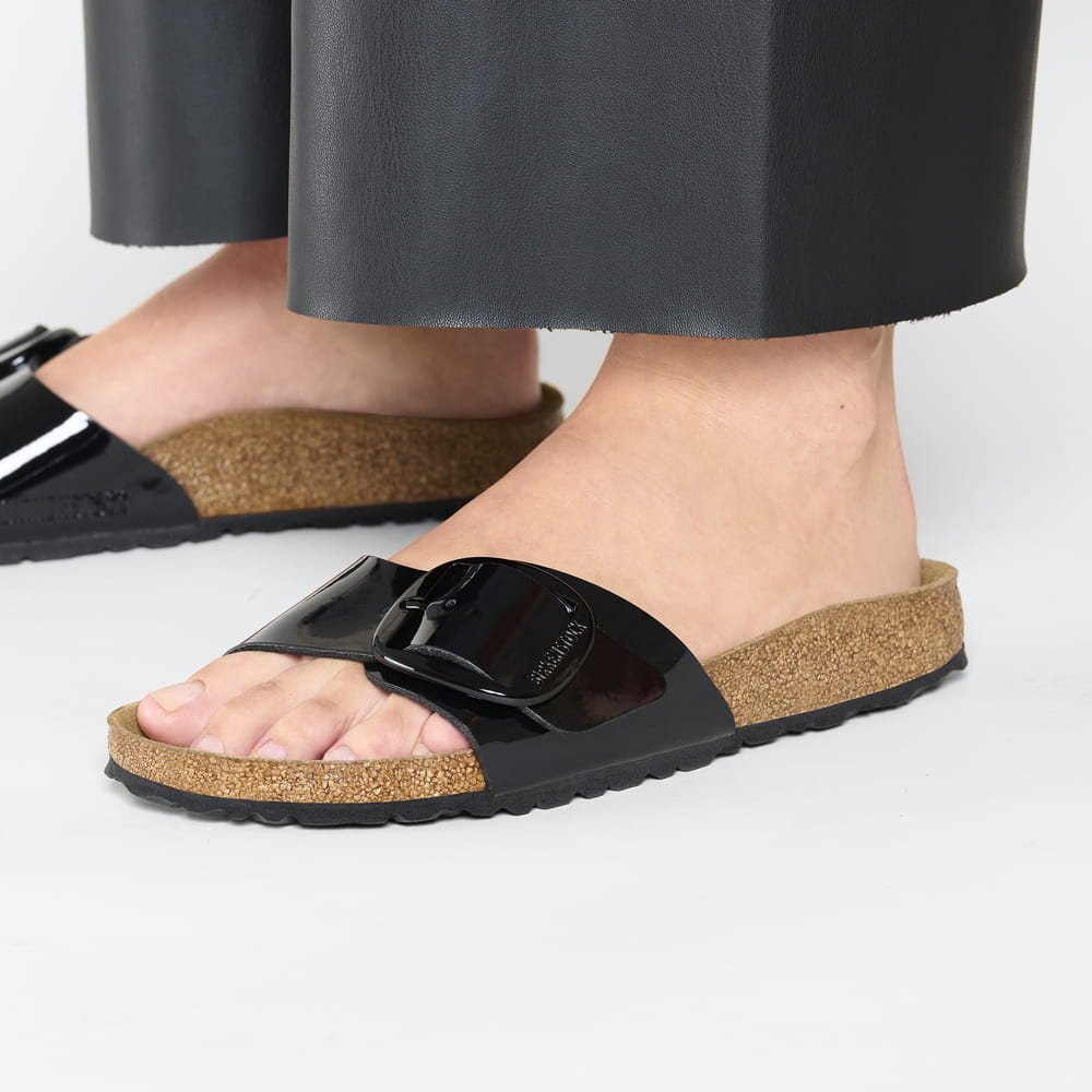 Madrid Big Buckle Birko-Flor Patent