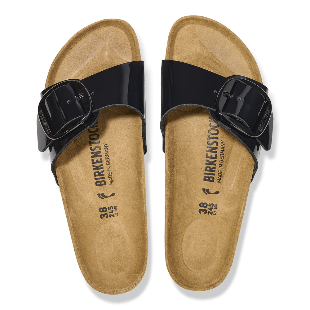 Madrid Big Buckle Birko-Flor Patent